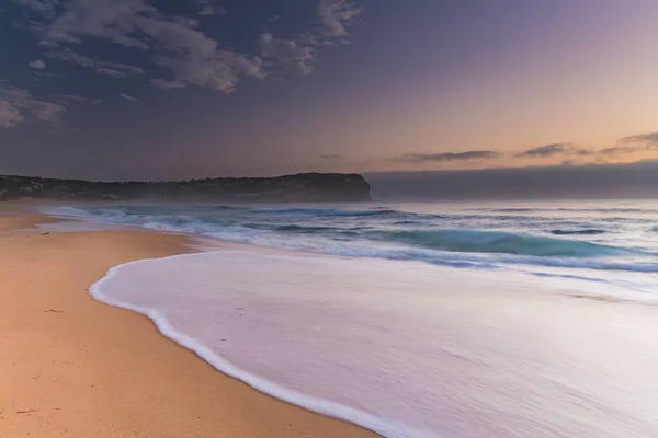 Capturando Nascer Sol Macmasters Beach Costa Central Nsw Austrália — Fotografia de Stock