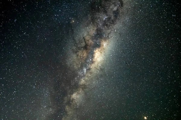 Ciel Nocturne Voie Lactée Avec Ciel Étoilé Rempli Avec Mars — Photo