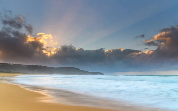 Przechwytywanie Wschodu Słońca Plaży Killcare Central Coast Nsw Australia — Zdjęcie stockowe