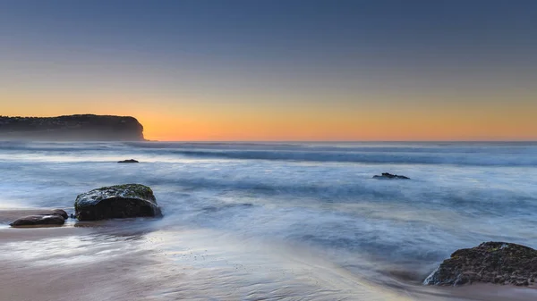 Capturando Amanecer Desde Macmasters Beach Costa Central Nsw Australia — Foto de Stock