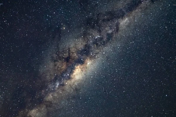 Ciel Nocturne Voie Lactée Avec Ciel Étoilé Rempli — Photo