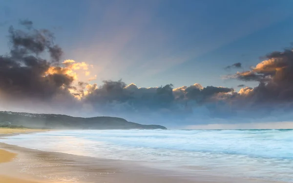 Przechwytywanie Wschodu Słońca Plaży Killcare Central Coast Nsw Australia — Zdjęcie stockowe