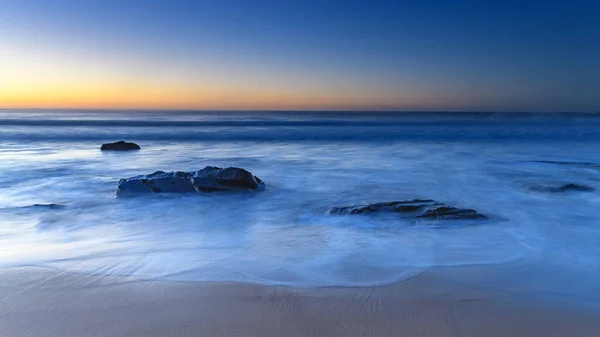 Przechwytywanie Wschodu Słońca Macmasters Beach Central Coast Nsw Australia — Zdjęcie stockowe