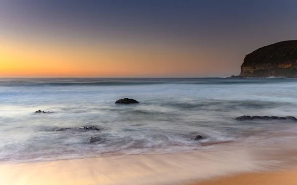 Capturando Amanecer Desde Macmasters Beach Costa Central Nsw Australia — Foto de Stock