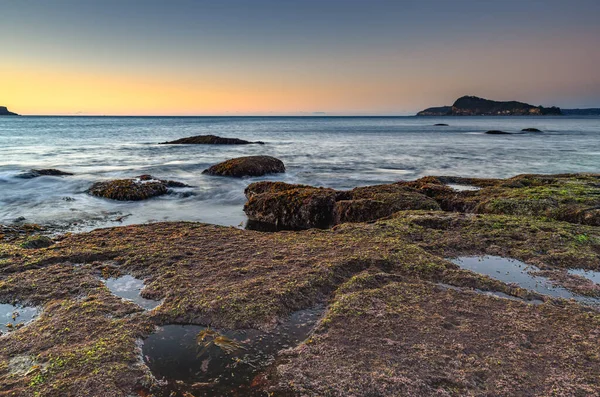Capturando Nascer Sol North Pearl Beach Costa Central Nsw Austrália — Fotografia de Stock