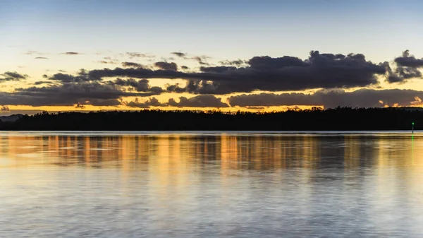 Capturing Sunrise Woy Woy Waterfront Central Coast Nsw Australia — Stock Photo, Image