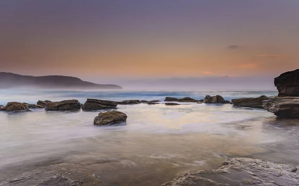 Capturando Amanecer Desde Killcare Beach Costa Central Nsw Australia — Foto de Stock