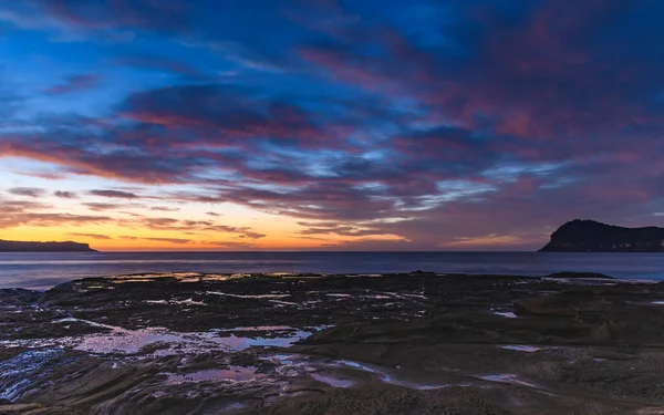 Захват Восхода Солнца Перл Бич Центральном Побережье Новый Южный Уэльс — стоковое фото