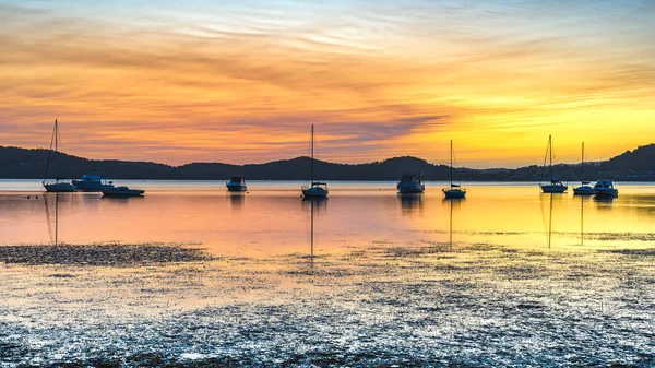 Aufnahme Des Sonnenaufgangs Vom Koolewong Foreshore Der Zentralküste Nsw Australien — Stockfoto