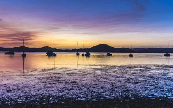 Opname Van Zonsopgang Vanuit Koolewong Foreshore Aan Centrale Kust Nsw — Stockfoto