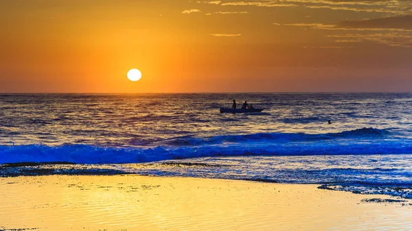 Capturer Lever Soleil Skillion Terrigal Sur Côte Centrale Nsw Australie — Photo