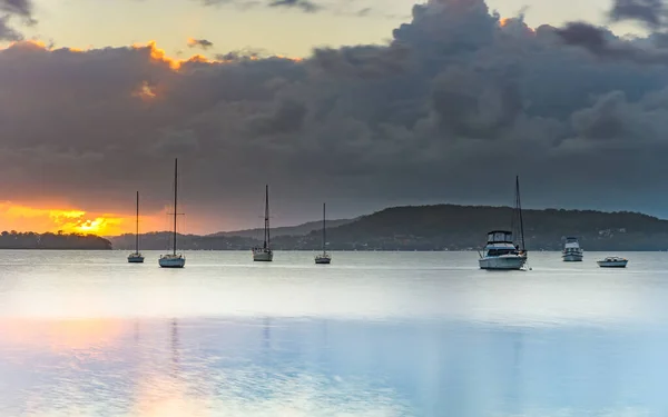 Aufnahme Des Sonnenaufgangs Von Der Koolewong Waterfront Der Zentralküste Nsw — Stockfoto