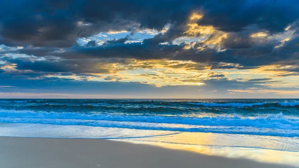 Fånga Soluppgången Från Shelly Beach Central Coast Nsw Australien — Stockfoto