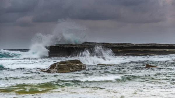 Capturando Amanecer Desde Skillion Terrigal Costa Central Nsw Australia — Foto de Stock