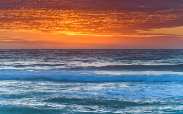 Capturando Amanecer Desde Wamberal Costa Central Nsw Australia — Foto de Stock