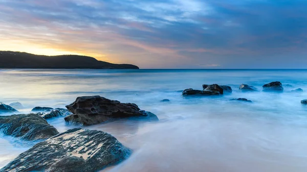 Central Coast Nsw Avustralya Daki Killcare Sahili Nden Güneşin Doğuşunu — Stok fotoğraf