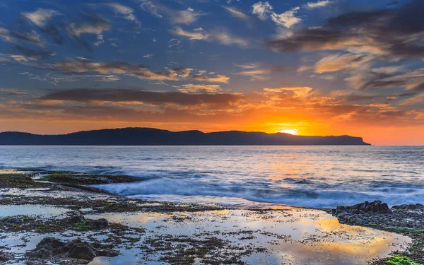 Sunrise Seascape Clouds Pearl Beach Central Coast Nsw Australia — Stock Photo, Image