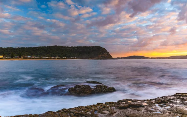 Sunrise Seascape Clouds Pearl Beach Central Coast Nsw Australia — Stock Photo, Image