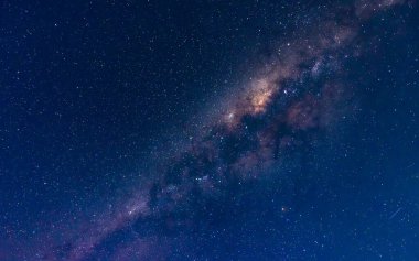Samanyolu, yıldızlar ve gece gökyüzü Central Coast, NSW, Avustralya 'dan.