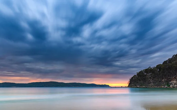 Capturing Sunrise Umina Point Umina Beach Central Coast Nsw Australia — Stock Photo, Image
