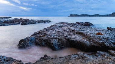 Rocky Down Deniz Burnu Malua Körfezi, Eurobodalla Shire, Yeni Güney Galler, Güney Sahili, Avustralya