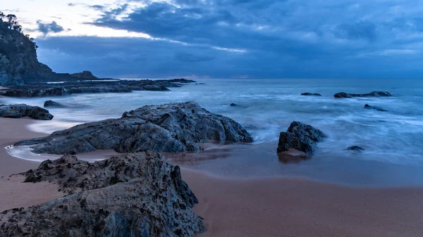 Rocky Seascape Taken Malua Bay Eurobodalla Shire New South Wales — Foto de Stock