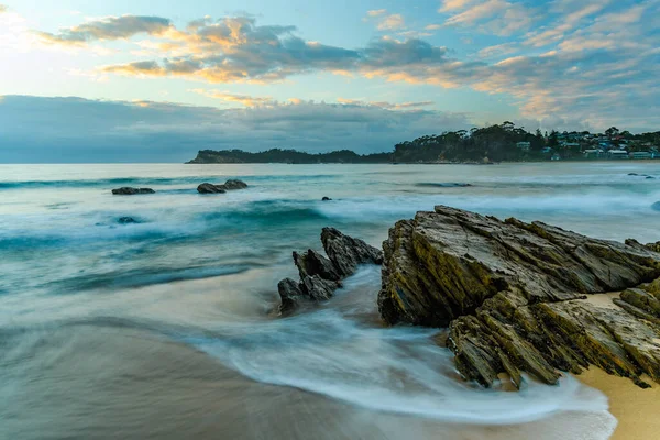 Sunrise Seascape Taken Malua Bay Eurobodalla Shire Nueva Gales Del — Foto de Stock