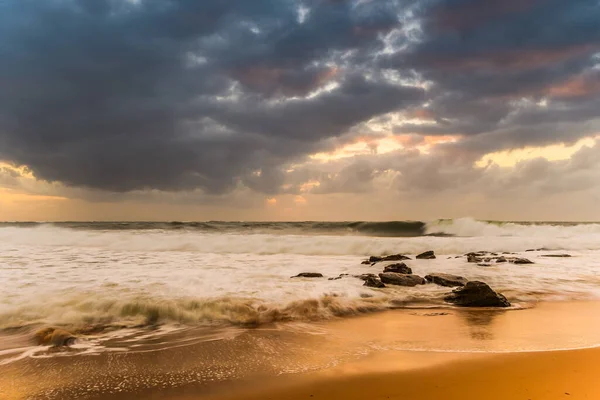 Cloudy Morning Beach Killcare Beach Central Coast Nsw Australia — 图库照片