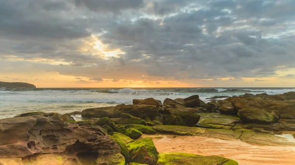 Dawn Seascape Tomado Killcare Beach Killcare Costa Central Nsw Australia — Foto de Stock