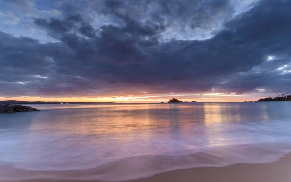 Dawn Seascape Tomado Batemans Bay Nueva Gales Del Sur Costa — Foto de Stock