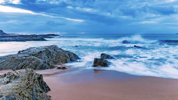 Rocky Seascape Taken Malua Bay Eurobodalla Shire New South Wales — Foto de Stock