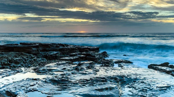 Sunrise Seascape Taken Toowoon Bay Central Coast Nsw Australia — Foto de Stock