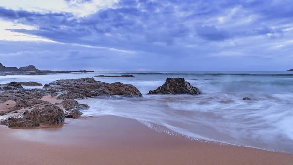 Rocky Seascape Taken Malua Bay Eurobodalla Shire New South Wales — Foto de Stock