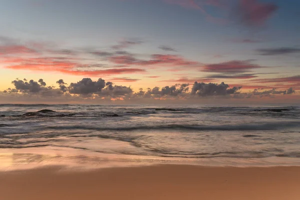 Sunrise Seascape Taken Spoon Bay Wamberal Central Coast Nsw Australia — Stock Photo, Image