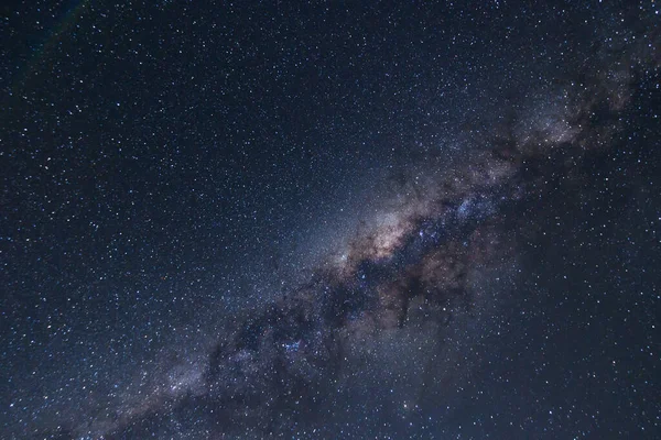 Der Sternenhimmel Der Milchstraße Aufgenommen Auf Einem Grundstück Außerhalb Der — Stockfoto