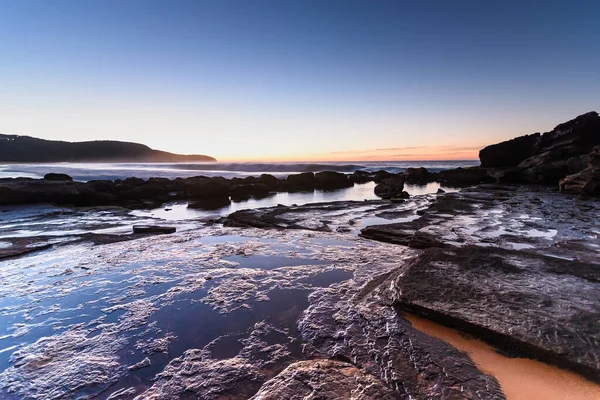 Paisaje Marino Del Amanecer Killcare Beach Costa Central Nsw Australia — Foto de Stock