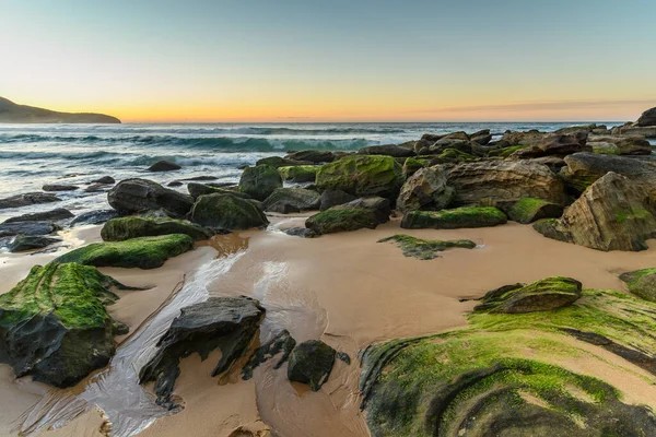 Krajobraz Morski Świcie Plaży Killcare Central Coast Nsw Australia — Zdjęcie stockowe