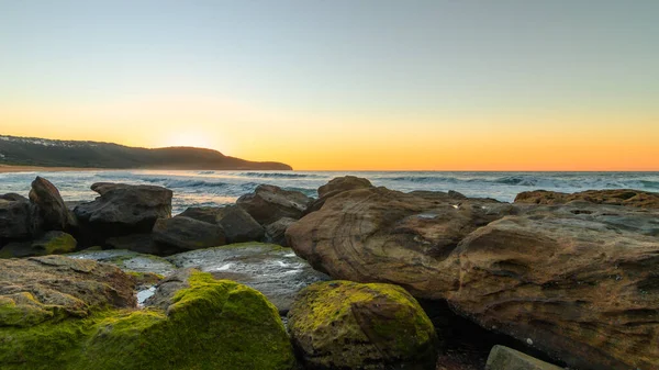 Felsige Küstenlandschaft Killcare Beach Central Coast Nsw Australien — Stockfoto