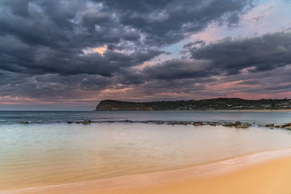 Alba Mare Copacabana Sulla Costa Centrale Nsw Australia — Foto Stock