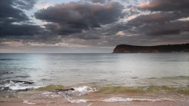 Mer Calme Tôt Matin Paysage Marin — Video