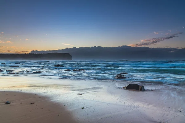 Восход Солнца Пляжа Макмастерс Центральном Побережье Новый Южный Уэльс Австралия — стоковое фото