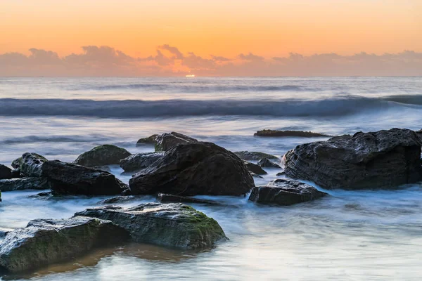 Sunrise Seascape Beach Killcare Beach Central Coast Nsw Australia — Stock Photo, Image
