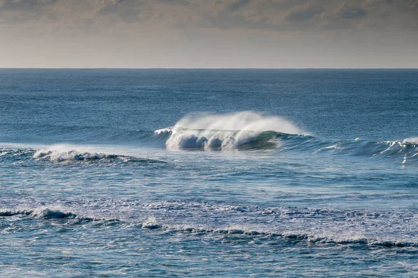 Wellen Wälzen Sich Meer Schöner Morgen Shelly Beach Der Zentralküste — Stockfoto