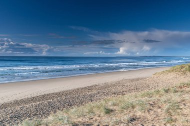 Avustralya, NSW 'nin güney kıyısındaki Shoalhaven Tepeleri' ndeki sahil ve deniz..