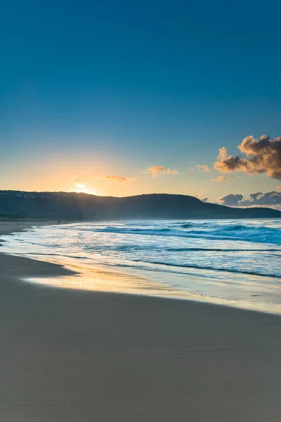 Sunrise Seascape Clouds Killcare Beach Central Coast Nsw Australia — Stock Photo, Image