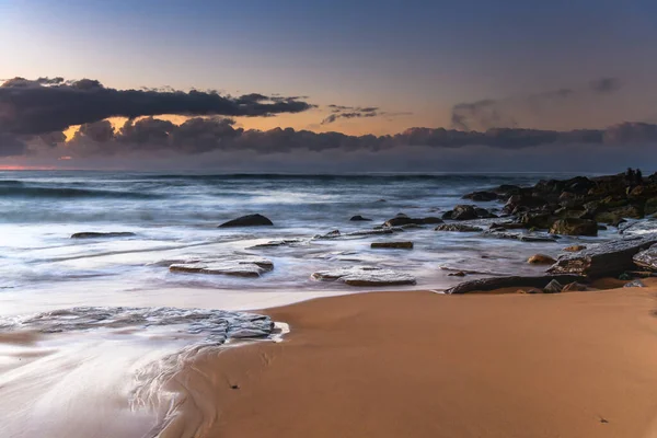 Sunrise Seascape Clouds Killcare Beach Central Coast Nsw Austrália — Fotografia de Stock