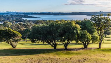 Avustralya, NSW 'nin güney kıyısındaki Tuross Head' de golf sahası