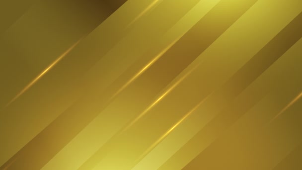 Gold leuchtet Hintergrund. Nahtlose Schleife — Stockvideo