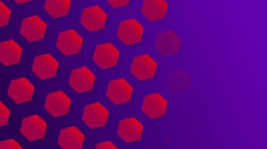 Altıgen desenli arka plan görünüyor. Kusursuz döngü