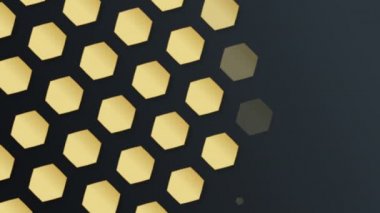 Altıgen desenli arka plan görünüyor. Kusursuz döngü